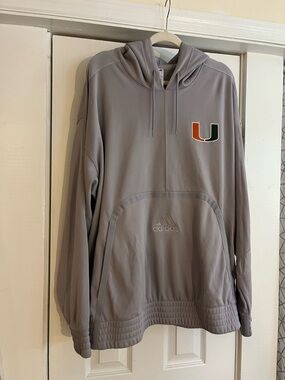 Adidas Miami U Hoodie XXL Grey 2XL